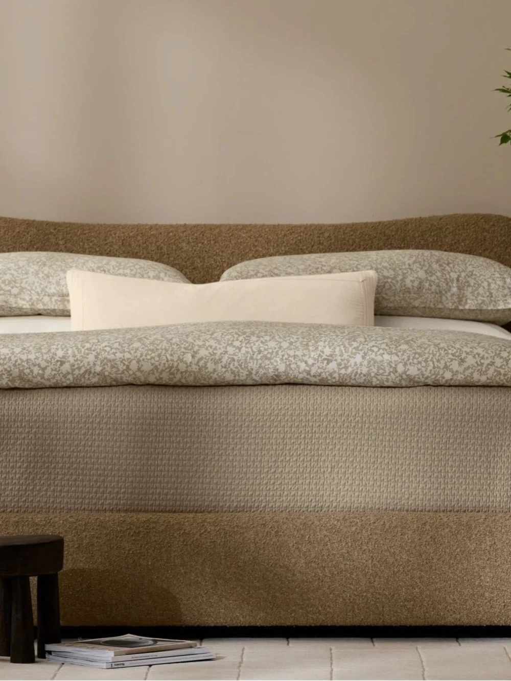 Boll & Branch Signature Garden Print Hemmed Organic Cotton Duvet Cover & Shams